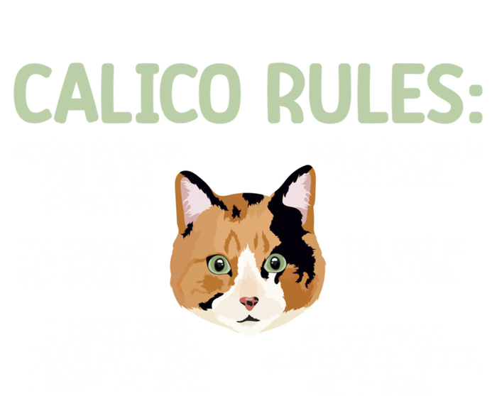 Calico Cat Rules Calico Cat Lover Calico Cat Owner Gift Sustainable Beanie