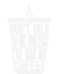 DonT Talk To Me Unless IVe Had My Coffee Funny Matching Cooling Performance Crew T-Shirt