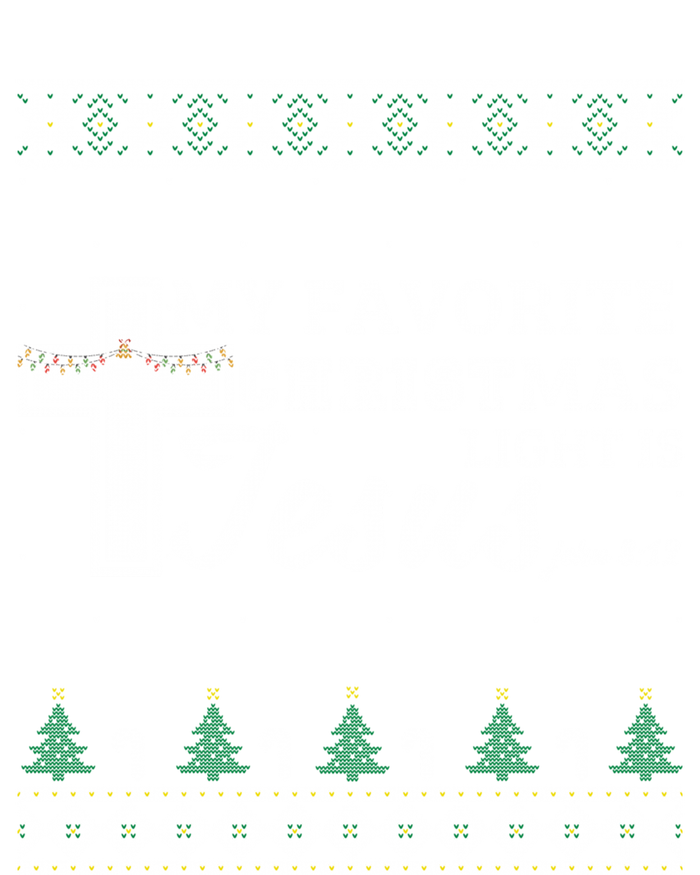 My Favorite Christmas Light Is Jesus Christian Ugly Funny Gift T-Shirt