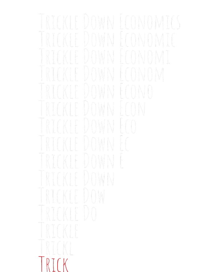 Trickle Down Economics Trick Funny Economic Sarcastic Humor Softstyle Adult Sport Polo