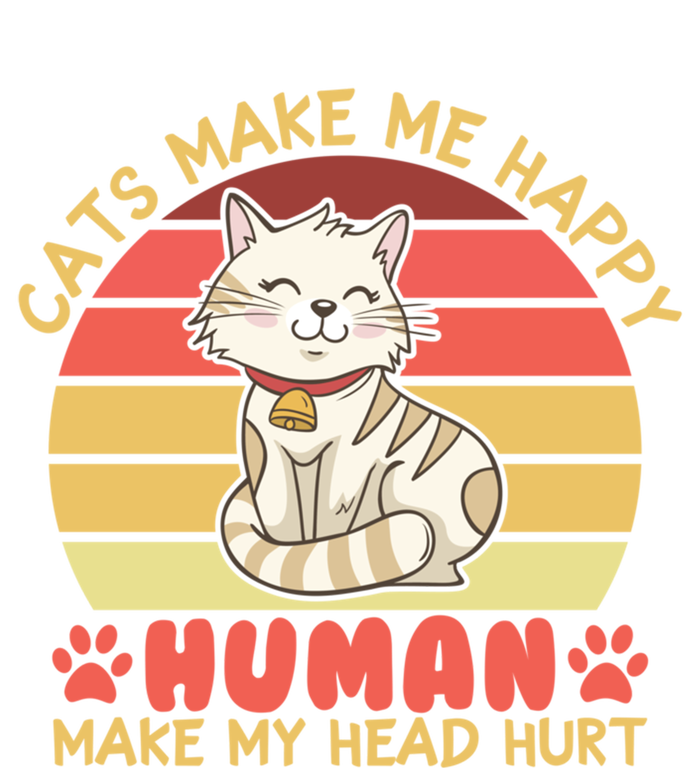 Cats Make Me Happy Hu Make My Head Hurt Cute Gift Mesh Reversible Basketball Jersey Tank