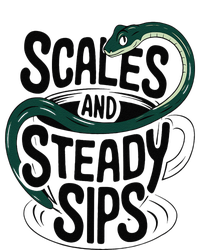 Scales And Steady Sips Funny Snake Tea Lovers T-Shirt