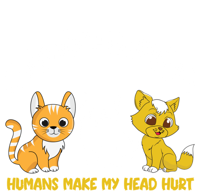 Cats Make Me Happy Hu Make My Head Hurt Funny Cats Great Gift T-Shirt