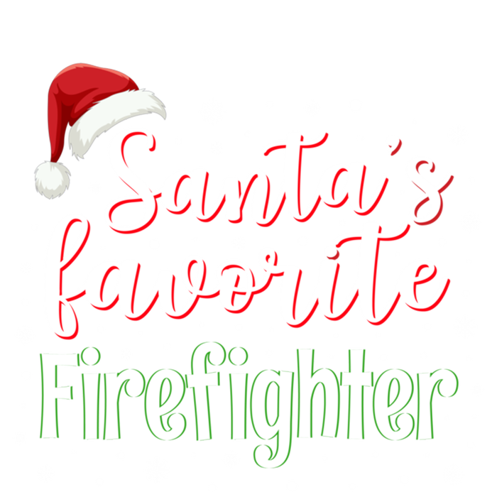 SantaS Favorite Firefighter Christmas Firefighter Xmas Gift Doggie Tank