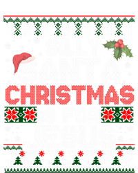 Silly Santa Christmas Is For Jesus Christian Christmas Ugly Funny Gift Full-Length Apron With Pockets