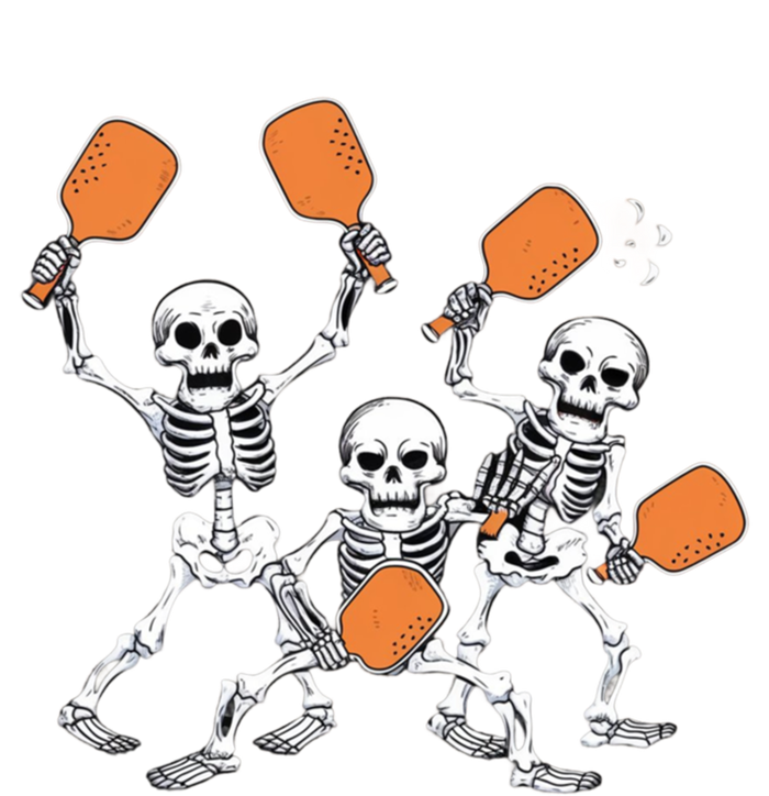 Spooky Skeletons Pickleball Halloween Smash Gift T-Shirt