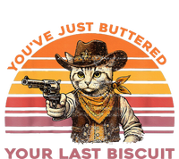 YouVe Just Buttered Your Last Biscuit Western Cat Cowboy Striped Beanie with Solid Band