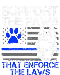 Support The Paws That Enforce The Laws German Shepherd T-Shirt