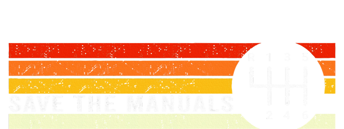 Save The Manuals 6 Speed Manual Transmission Three Pedals Full Zip Hoodie