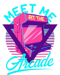 Meet Me At The Arcade Funny Gamer Vaporwave 80S Arcade Youth Performance Sprint T-Shirt