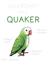 Quaker Funny Anatomy Of A Quaker Parrot Monk Parrot T-Shirt