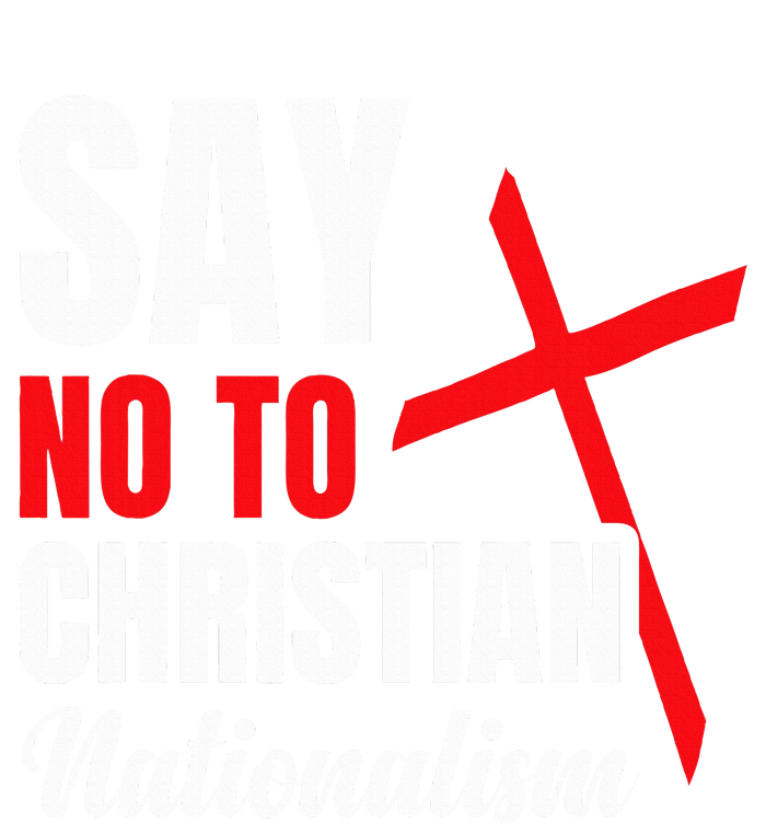 Say No To Christian Nationalism Ceramic Star Ornament