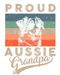 Vintage Proud Aussie Dog Grandpa Dog Owner FatherS Day Xmas Gift T-Shirt