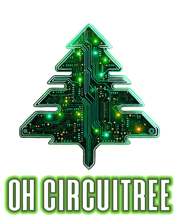 Oh Circuitree Christmas Electronics Circuit Board T-Shirt