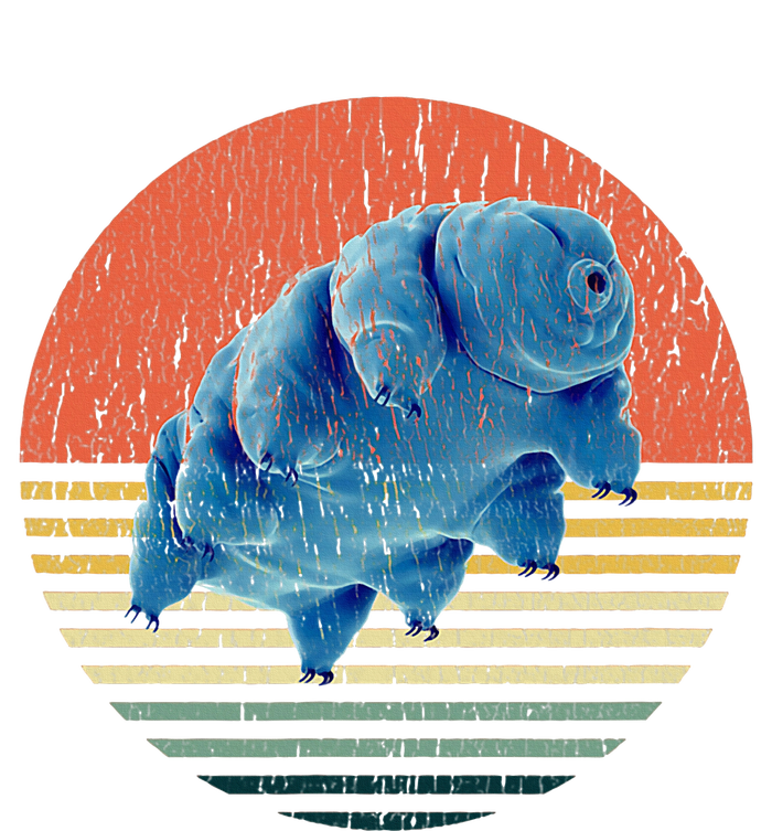 Tardigrade T Vintage Retro Microbiology Gift Water Bear T-Shirt