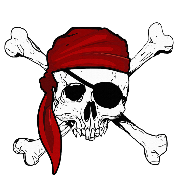 Jolly Roger Pirate Fun Pirates Skull And Cross Bones T-Shirt