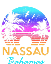 Nassau Bahamas Beach Trip Souvenir Sunset Vintage Graphic USA-Made Doggie Bandana