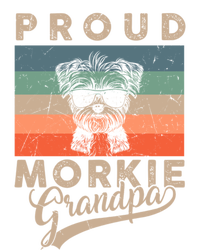 Vintage Proud Morkie Dog Grandpa Dog Owner FatherS Day Xmas Gift T-Shirt