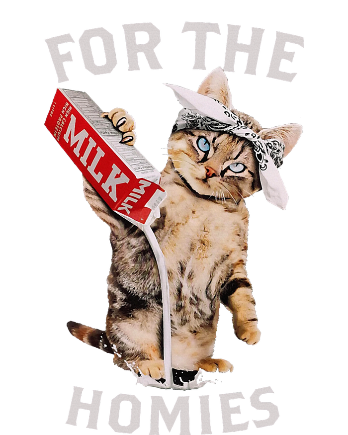 Milk Cat For The Homies T-Shirt