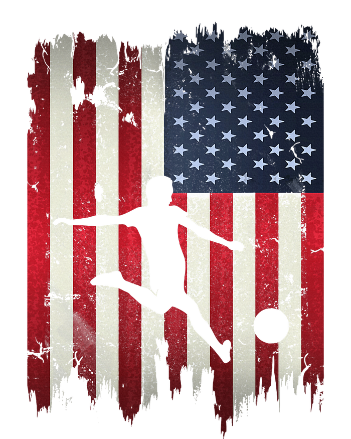 Soccer Usa American Flag Mousepad