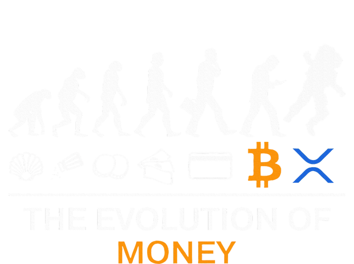 The Evolution Of Money Funny Bitcoin Ripple Xrp To The Moon Zip Tote Bag