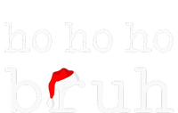 Ho Ho Ho Bruh Funny Christmas Holiday Santa Hat Xmas Pj Teen T-Shirt