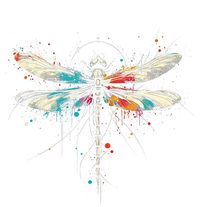 Dragonfly Minimalist And Vibrant Style Birthday Christmas T-Shirt