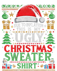 Due To Inflation This Is My Ugly Christmas 2024 Xmas Holiday Toddler Fine Jersey T-Shirt