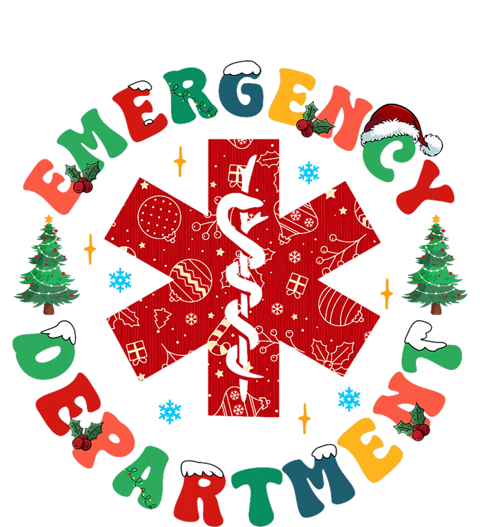 Emergency Department Christmas Ed Tech Nurse Merry Xmas T-Shirt