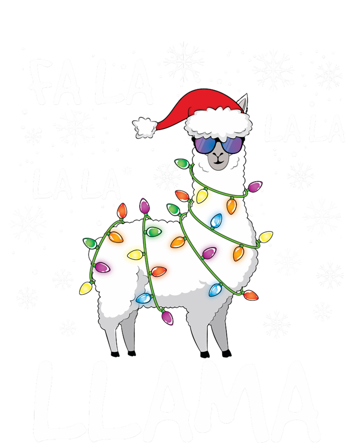 Fa La La Llama Funny Llama Christmas T-Shirt