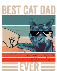 Vintage Best Cat Dad Ever Bump Fist FatherS Day Cat Daddy Gift T-Shirt