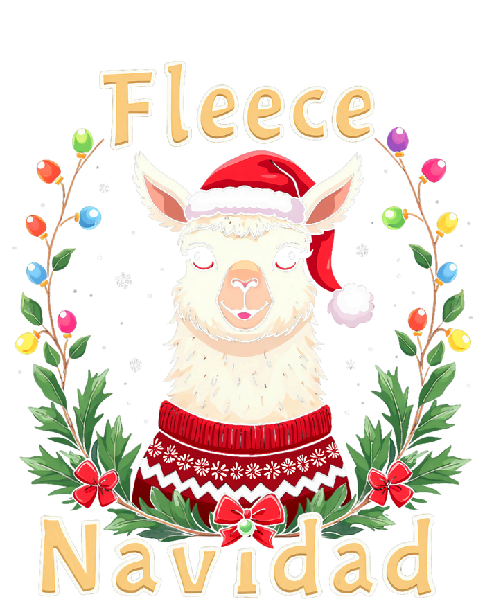 Fleece Navidad Christmas Cute Llama T-Shirt