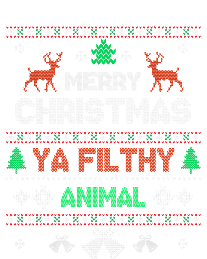 Funny Alone At Home Movies Merry Christmas You Filty Animal Short Acrylic Beanie