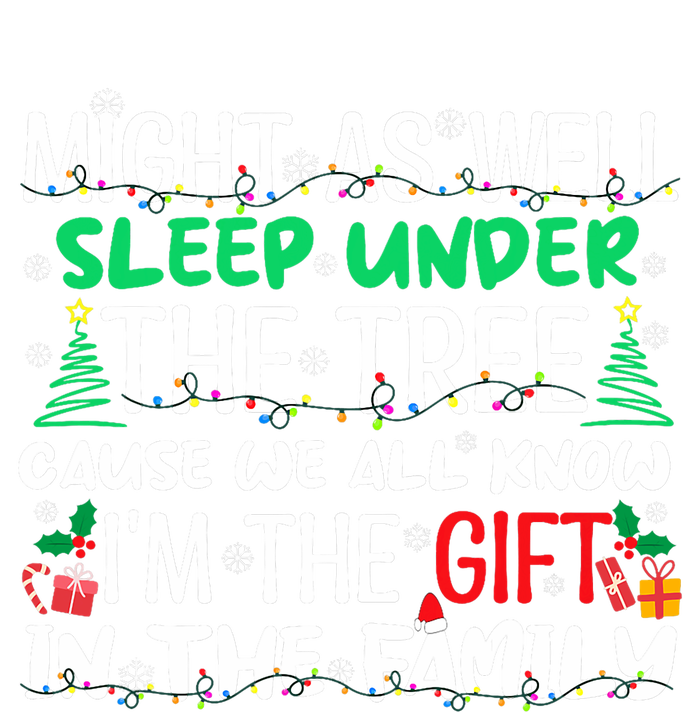 Funny Christmas Might As Well Sleep Under Tree Christmas T-Shirt