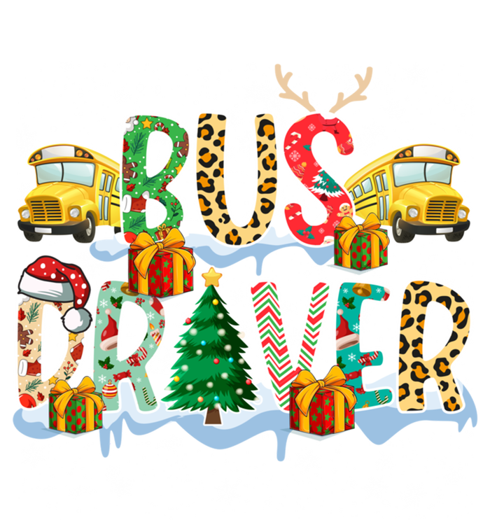 Bus Driver Christmas School Bus Driver Xmas Party Cool Gift T-Shirt