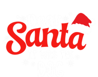 Dear Santa It Was The Dog Funny Christmas Season Dog Lover Cool Gift T-Shirt