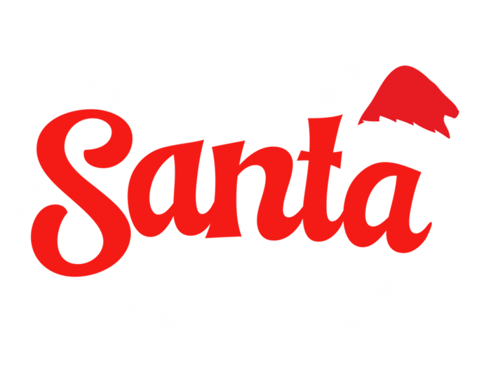 Dear Santa It Was The Dog Funny Christmas Season Dog Lover Cool Gift T-Shirt