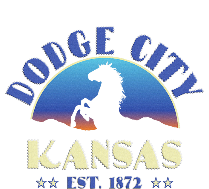 Dodge City Kansas Ks Wild Horse Cooling Performance Crew T-Shirt