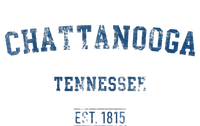 Chattanooga Tennessee Distressed Text Sport Style T-Shirt