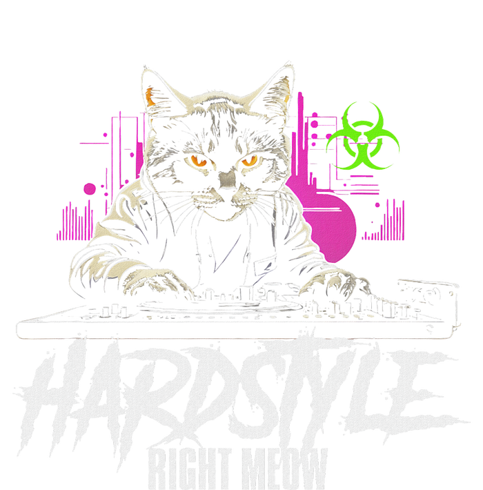 Hardstyle Outfit Cat Djs Hardstyle Right Meow T-Shirt