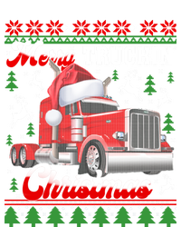 Trucker Truck Driver Ugly Xmas Merry Trucking Christmas Gift Tall T-Shirt