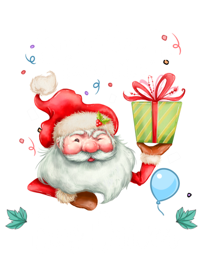 Xmas Funny Gift SantaS Favorite School Bus Driver Christmas Gift T-Shirt