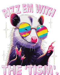 Autism Funny Rizz Em With The Tism Meme Autistic Racoon T-Shirt