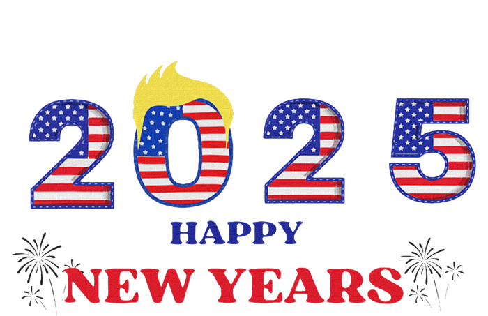 Happy New Years 2025 Trump Make New Years Great Sweatshirt Cinch Pack Bag