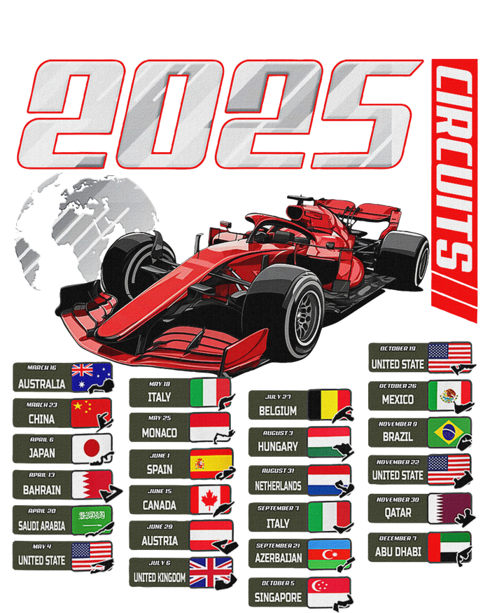 Formula 2025 Circuits Formula 2025 Schedule Racing Car Track Coaster