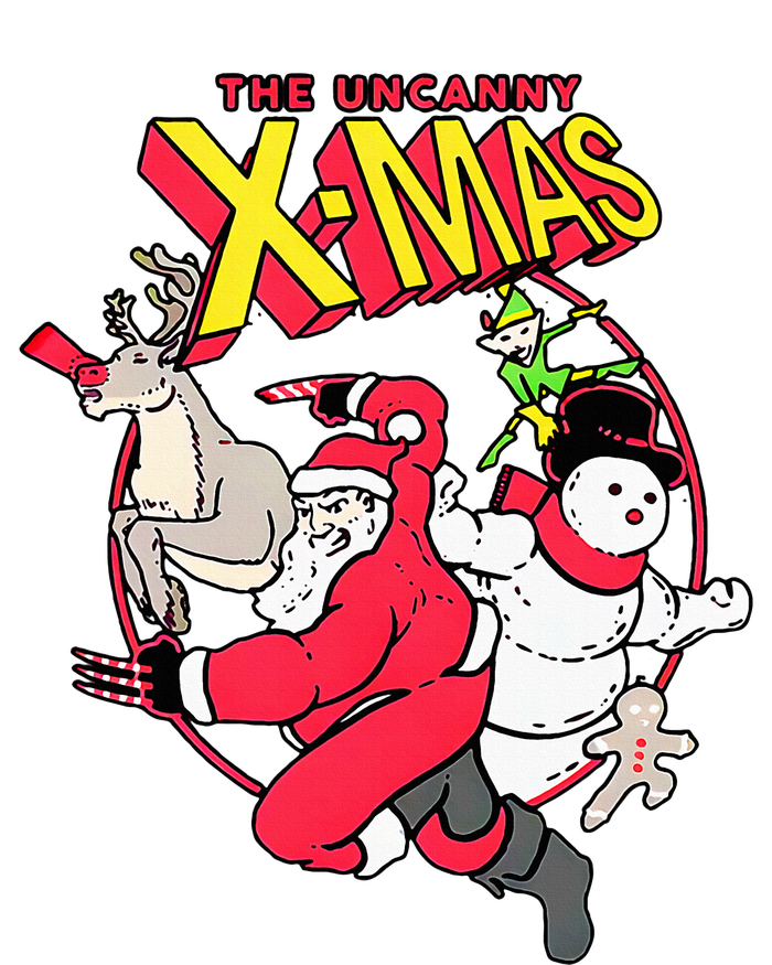 The Uncanny Xmas Funny Santa T-Shirt