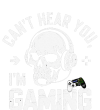 CanT Hear You IM Gaming Skull Funny Gamer Headset Art T-Shirt