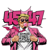 Funny Qr President Trump 4547trump Dancing Code Back T-Shirt