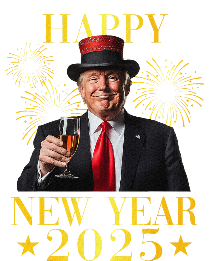 Happy New Year 2025 Funny Trump New Year New America T-Shirt