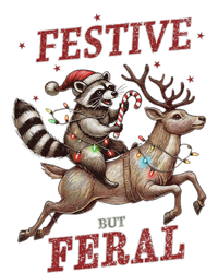 Christmas Raccoon Xmas Holiday Women's Knotted Racerback Tank